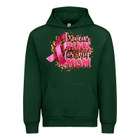 Forest Green i wear pink for my mom Urban Hoodie - Artiststas