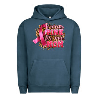 Pigment Midnight Navy i wear pink for my mom Urban Hoodie - Artiststas