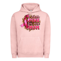 Pigment Salmon i wear pink for my mom Urban Hoodie - Artiststas