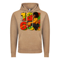 Vintage Coffee 1865 Juneteenth afro woman Vintage Hoodie - RanaPortraitStore