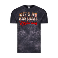 Cloud Black it s a baseball kinda day Vintage Tee - Zillion Design Studio