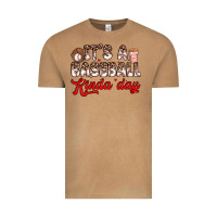 It S A Baseball Kinda Day Vintage Tee | Teevron