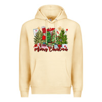 Pina Colada merry christmas nurse trees Premium Hoodie - MaliasSmallBusiness