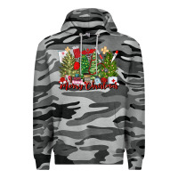 Slate Camo merry christmas nurse trees Premium Hoodie - MaliasSmallBusiness