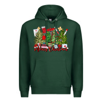Sports Green merry christmas nurse trees Premium Hoodie - MaliasSmallBusiness