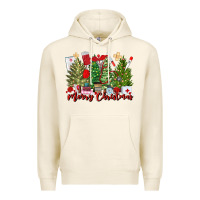 Tofu merry christmas nurse trees Premium Hoodie - MaliasSmallBusiness