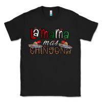 Black la mama mas chingona Classic Tee - CowhideDigitalArt