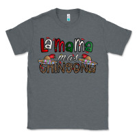 Charcoal Heather la mama mas chingona Classic Tee - CowhideDigitalArt