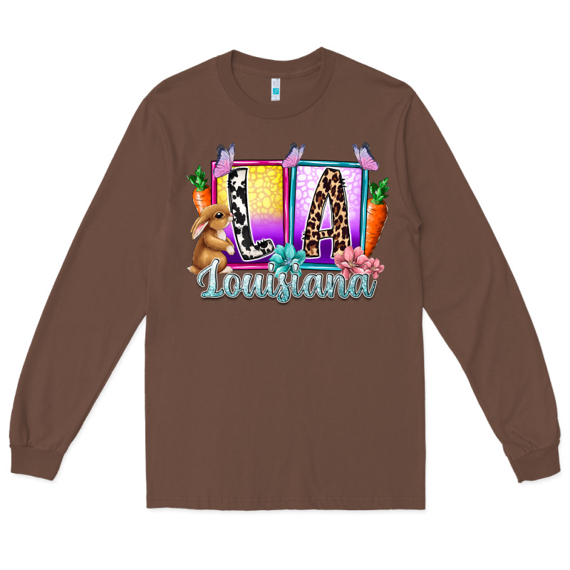Louisiana Easter Dady Long Sleeve Tee by RacoonDesign | Teevron