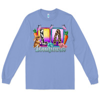 Colony Blue louisiana easter dady Long Sleeve Tee - RacoonDesign