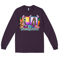 Plum louisiana easter dady Long Sleeve Tee - RacoonDesign