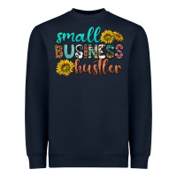 Navy small business hustler Heavyweight Sweatshirt - texasbilliewilder