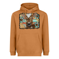 Meerkat western wreath baby calf Heavyweight Hoodie - BarkalooDesign