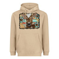 Mushroom western wreath baby calf Heavyweight Hoodie - BarkalooDesign