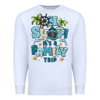 White oh ship its a family trip Premium Sweatshirt - MaliasSmallBusiness