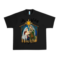 Black oh holy night holy family Urban Heavy Tee - RanaPortraitStore