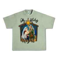 Oil Green oh holy night holy family Urban Heavy Tee - RanaPortraitStore