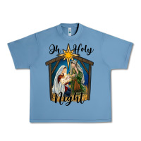 Pebble Blue oh holy night holy family Urban Heavy Tee - RanaPortraitStore