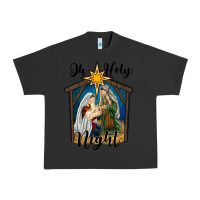 Pigment Black oh holy night holy family Urban Heavy Tee - RanaPortraitStore