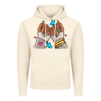 Vintage Artic Afro woman nail art Vintage Hoodie - RanaPortraitStore
