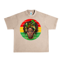 French Oak black women Urban Heavy Tee - BarkalooDesign