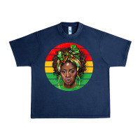 Navy black women Urban Heavy Tee - BarkalooDesign