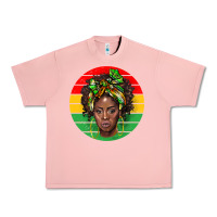 Salmon black women Urban Heavy Tee - BarkalooDesign