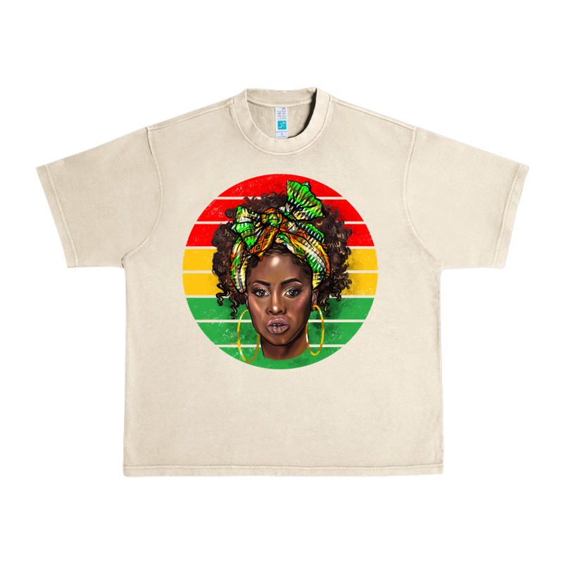 Black Women Urban Heavy Tee by BarkalooDesign | Teevron