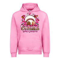 Fuchsia Pink strike out cancer baseball Urban Hoodie - Artiststas