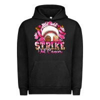 Pigment Black strike out cancer baseball Urban Hoodie - Artiststas