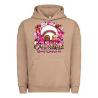 Pigment Burro strike out cancer baseball Urban Hoodie - Artiststas