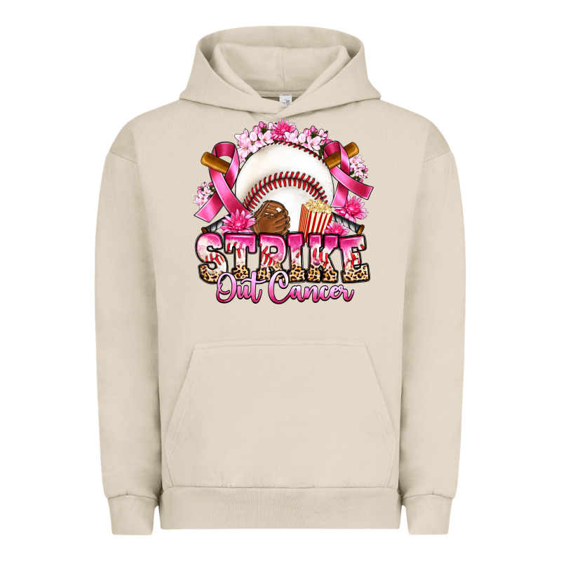 Strike Out Cancer Baseball Urban Hoodie by Artiststas | Teevron
