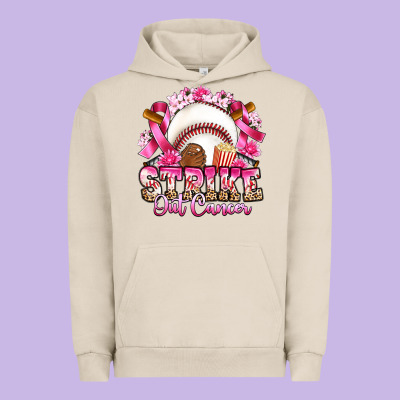 Strike Out Cancer Baseball Urban Hoodie Designed By Artiststas
