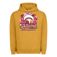 Pigment Peanut Butter strike out cancer baseball Urban Hoodie - Artiststas
