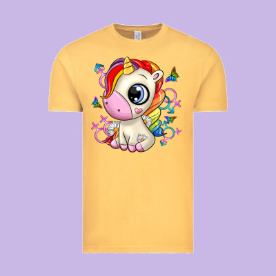 Unicorn Vintage Tee Designed By Zillion Design Studio