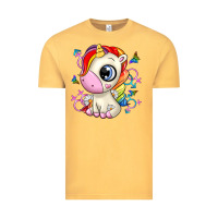 Vintage Mustard unicorn Vintage Tee - Zillion Design Studio