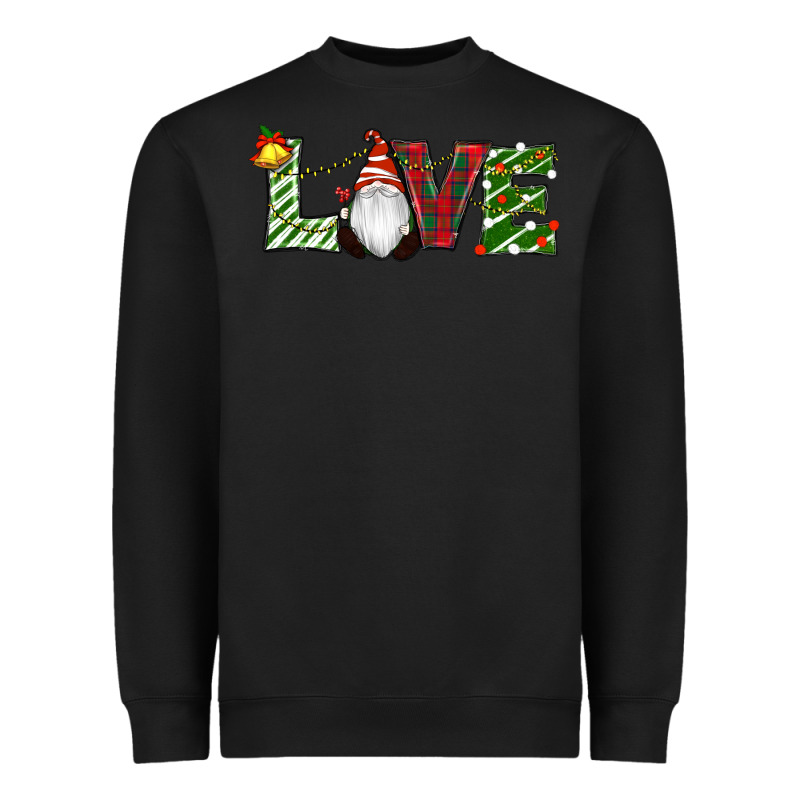 Christmas Love Gnome Heavyweight Sweatshirt by RanaPortraitStore | Teevron