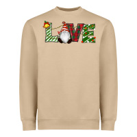 Mushroom Christmas Love Gnome Heavyweight Sweatshirt - RanaPortraitStore