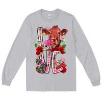 Moon Dust love cow valentine Long Sleeve Tee - RacoonDesign