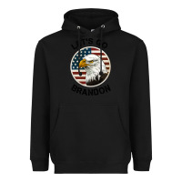 Black Lets Go Brandon American Bald Eagle Heavyweight Hoodie - Jasminsmagicworld