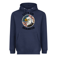 Navy Lets Go Brandon American Bald Eagle Heavyweight Hoodie - Jasminsmagicworld