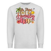 Dove Grey oh ship its a family trip summer vacation Premium Sweatshirt - MaliasSmallBusiness