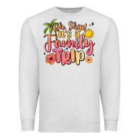 Oatmeal Heather oh ship its a family trip summer vacation Premium Sweatshirt - MaliasSmallBusiness