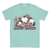 Seafoam Happy Easter teeth Classic Tee - OliviaCreatesArt