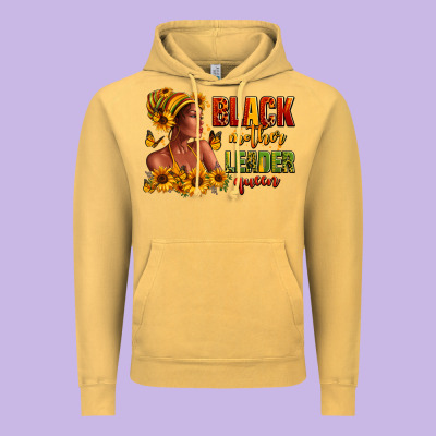 Vintage Hoodie Afro American black mother leader queen
