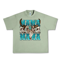 Oil Green mama mama mama Urban Heavy Tee - texasbilliewilder