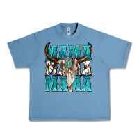 Pebble Blue mama mama mama Urban Heavy Tee - texasbilliewilder