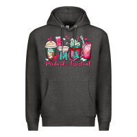 Charcoal Heather ma medical assistant coffee cups Premium Hoodie - MaliasSmallBusiness