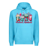 Ocean Blue ma medical assistant coffee cups Premium Hoodie - MaliasSmallBusiness