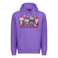 Purple ma medical assistant coffee cups Premium Hoodie - MaliasSmallBusiness